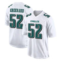 Davalo P.Eagles #52 Jonathan Greenard Player White Tundra Fashion Home Game Stitched Jerseys