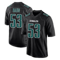 Davalo P.Eagles #53 Zack Baun Player Carbon Black Fashion Home Game Stitched Jerseys
