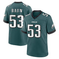Davalo P.Eagles #53 Zack Baun Player Green Home Game Stitched Jerseys