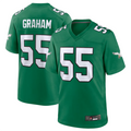 Davalo P.Eagles #55 Brandon Graham Kelly Green Alternate Game Stitched Jerseys