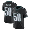 Davalo P.Eagles #58 Jalyx Hunt Player Black Limited Vapor Untouchable Home Game Stitched Jerseys