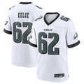 Davalo P.Eagles #62 Jason Kelce White White Game Stitched American Stitched Jerseys