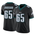 Davalo P.Eagles #65 Lane Johnson Player Black Limited Vapor F.U.S.E. Home Game Stitched Jerseys