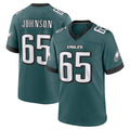 Davalo P.Eagles #65 Lane Johnson Player Green Home Game Stitched Jerseys