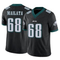 Davalo P.Eagles #68 Jordan Mailata Player Black Limited Vapor F.U.S.E. Home Game Stitched Jerseys