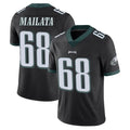Davalo P.Eagles #68 Jordan Mailata Player Black Limited Vapor Untouchable Home Game Stitched Jerseys