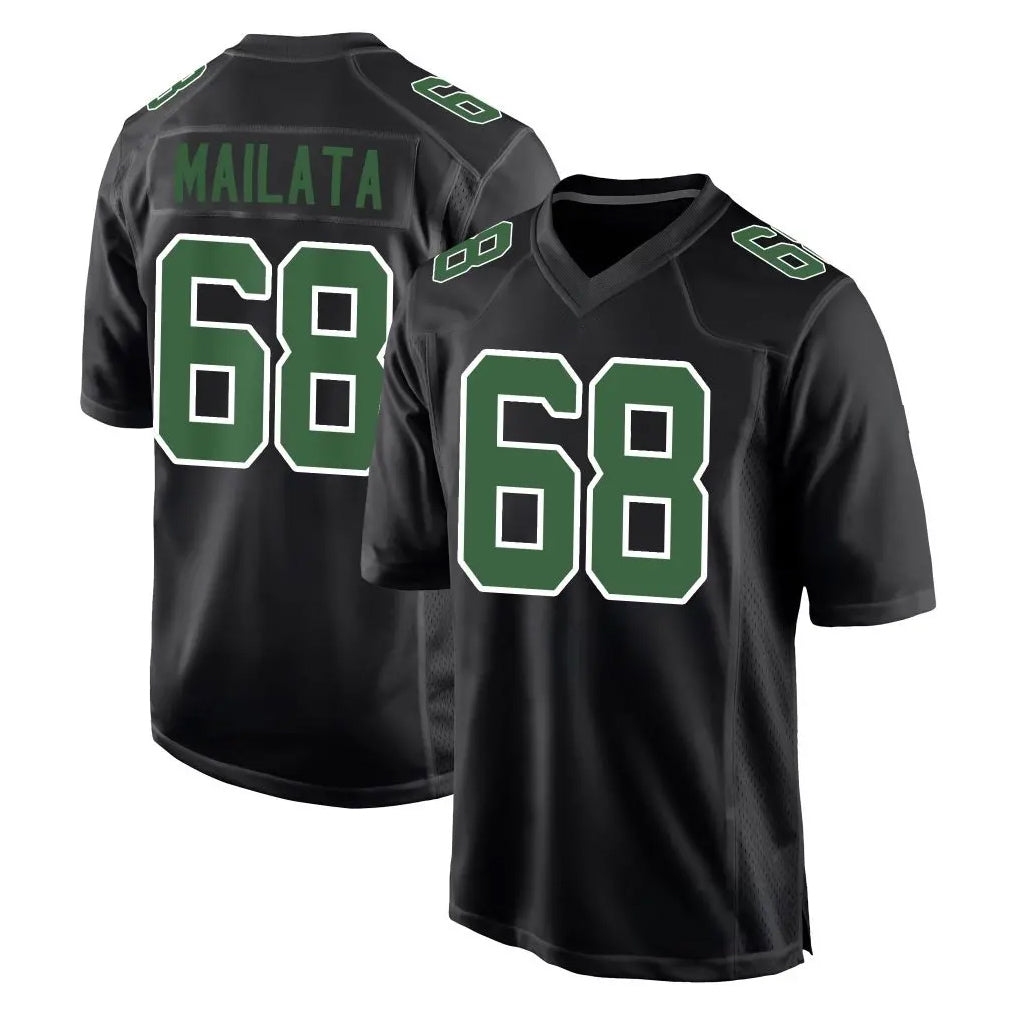 Davalo P.Eagles #68 Jordan Mailata Player Carbon Green Fashion Home Game Stitched Jerseys