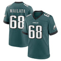 Davalo P.Eagles #68 Jordan Mailata Player Green Home Game Stitched Jerseys
