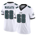 Davalo P.Eagles #68 Jordan Mailata Player White Limited Vapor F.U.S.E. Home Game Stitched Jerseys