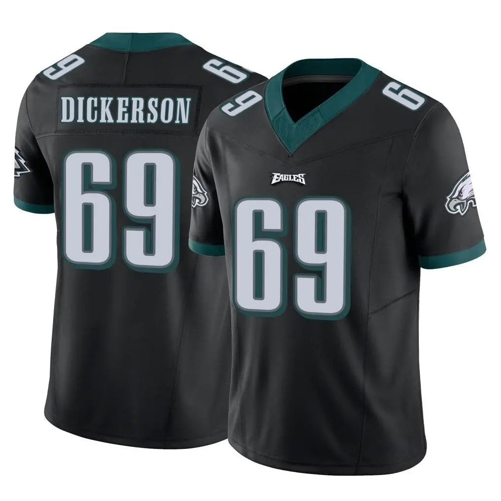 Davalo P.Eagles #69 Landon Dickerson Player Black Limited Vapor F.U.S.E. Home Game Stitched Jerseys