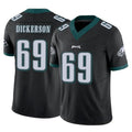 Davalo P.Eagles #69 Landon Dickerson Player Black Limited Vapor F.U.S.E. Home Game Stitched Jerseys