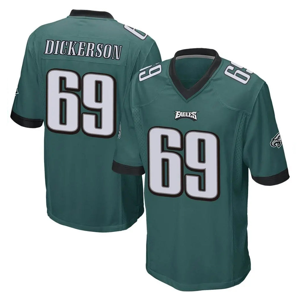Davalo P.Eagles #69 Landon Dickerson Player Team Color Green Home Game Stitched Jerseys