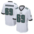 Davalo P.Eagles #69 Landon Dickerson Player White Home Game Stitched Jerseys