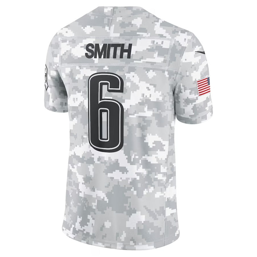 Davalo P.Eagles #6 DeVonta Smith Arctic Camo 2024 Salute to Service Limited Stitched Jerseys