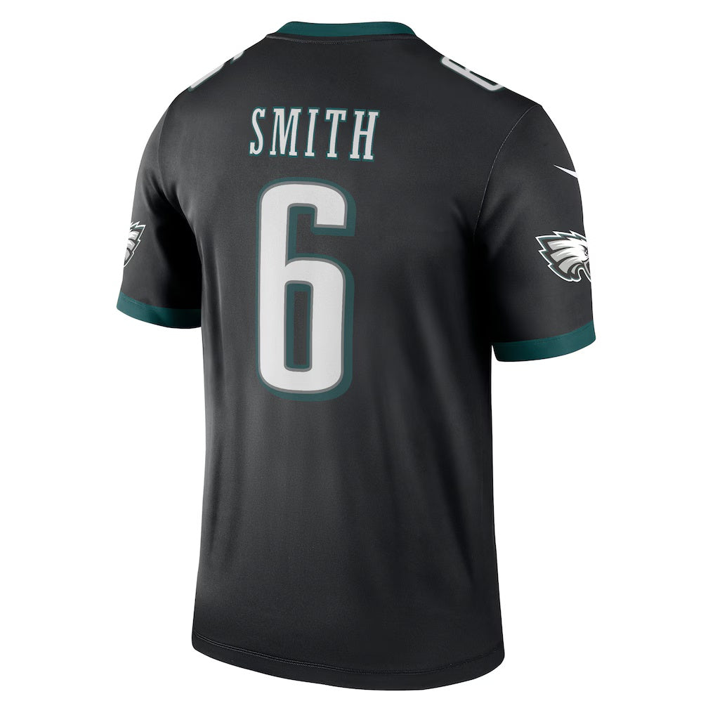 Davalo P.Eagles #6 DeVonta Smith Black Legend Player Performance Top Stitched Jerseys