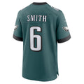 Davalo P.Eagles #6 DeVonta Smith Midnight Green Team Game Stitched Jerseys