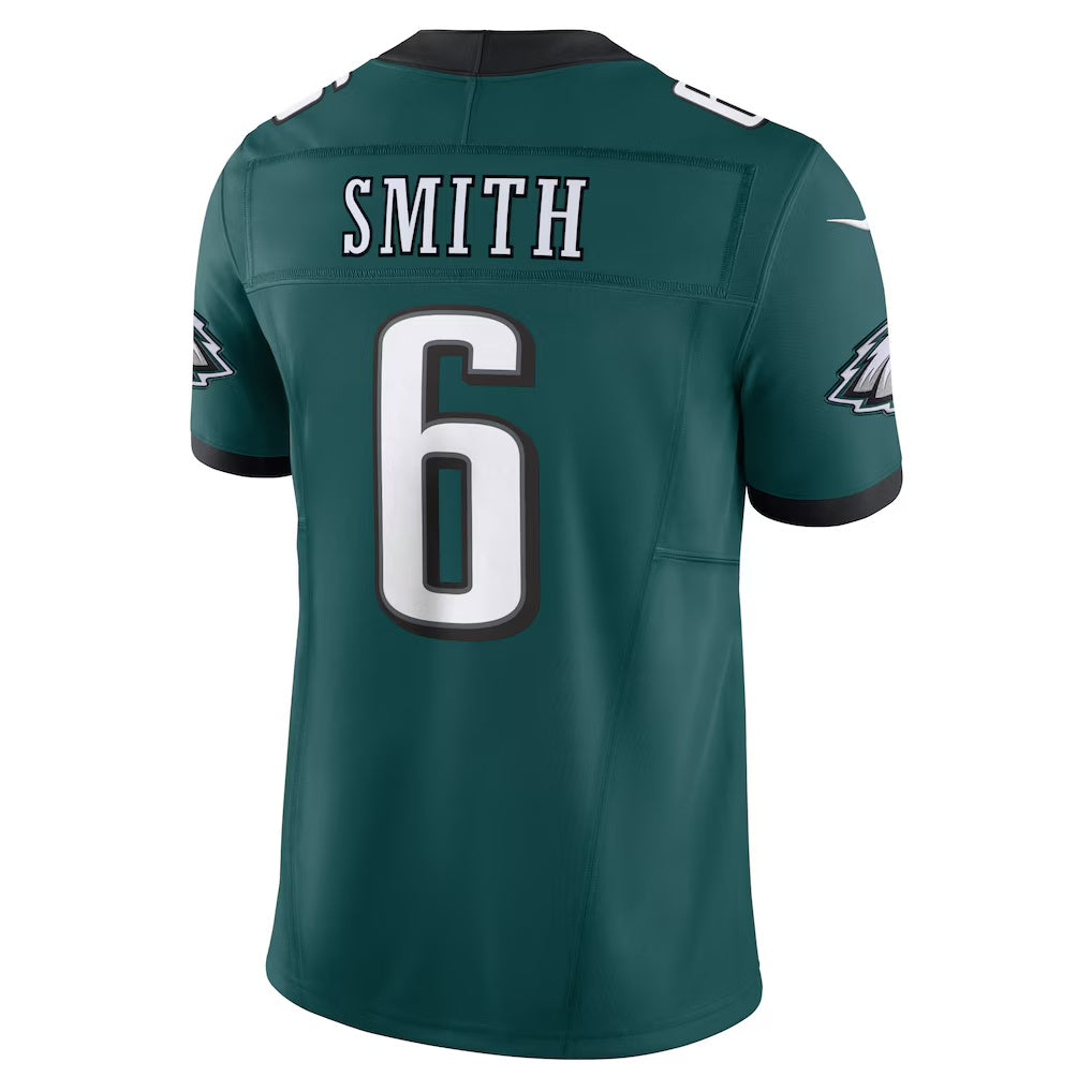 Davalo P.Eagles #6 DeVonta Smith Midnight Green Vapor F.U.S.E. Limited Stitched Jerseys