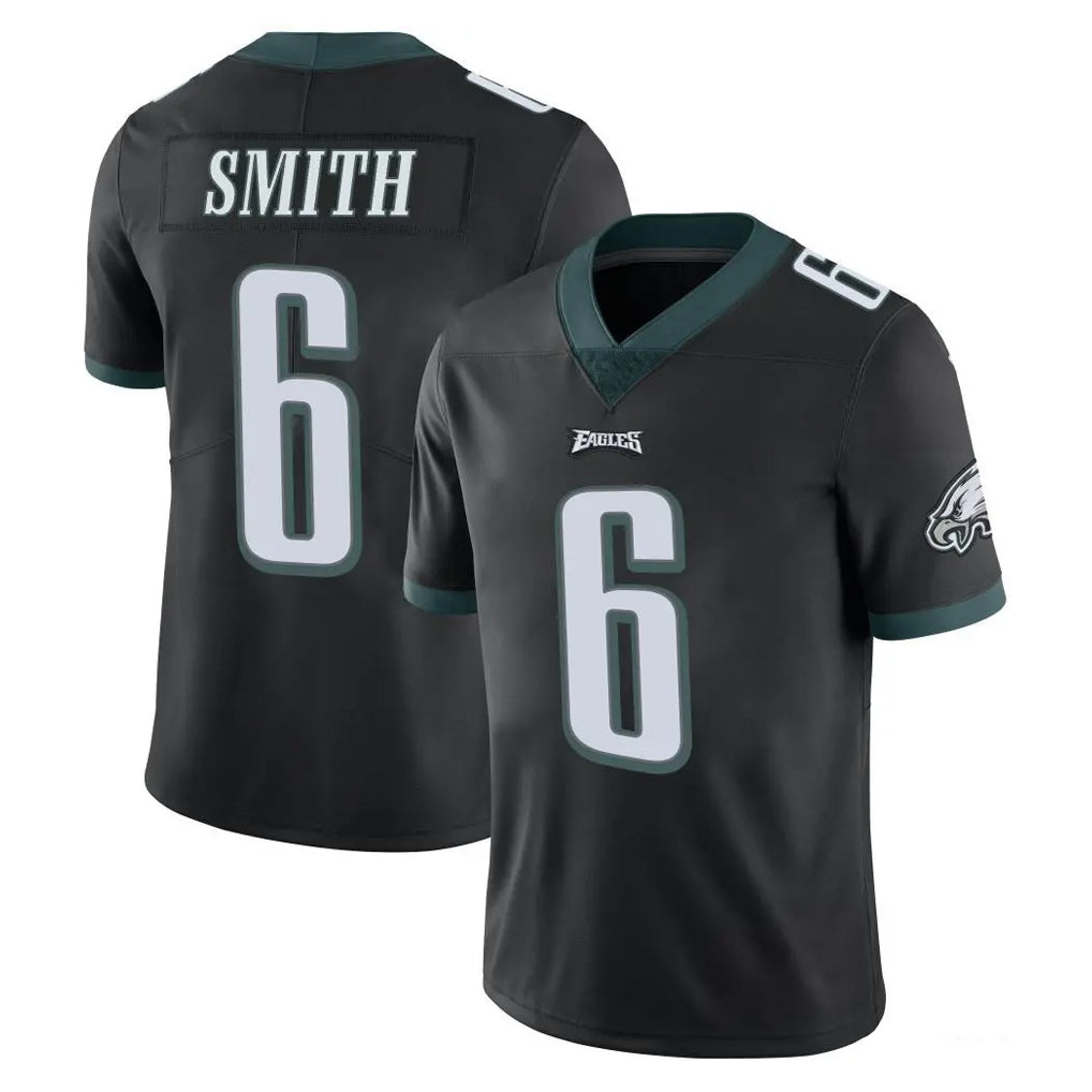 Davalo P.Eagles #6 DeVonta Smith Player Black Limited Vapor Untouchable Home Game Stitched Jerseys