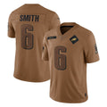 Davalo P.Eagles #6 DeVonta Smith Player Brown Salute To Service Limited Stitched Jerseys