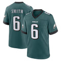 Davalo P.Eagles #6 DeVonta Smith Player Green Home Game Stitched Jerseys