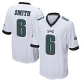 Davalo P.Eagles #6 DeVonta Smith Player White Home Game Stitched Jerseys