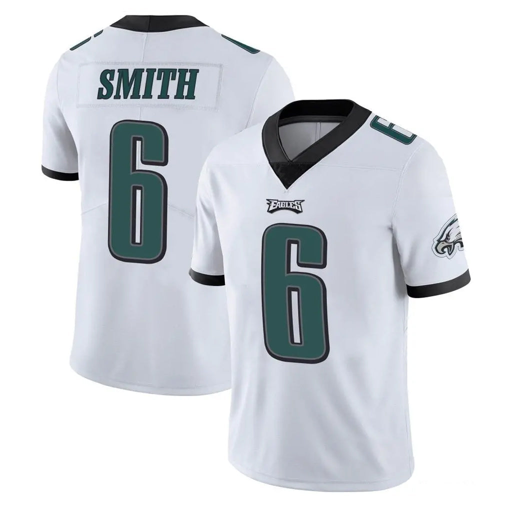 Davalo P.Eagles #6 DeVonta Smith Player White Limited Vapor Untouchable Home Game Stitched Jerseys