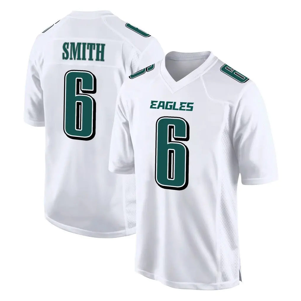 Davalo P.Eagles #6 DeVonta Smith Player White Tundra Fashion Home Game Stitched Jerseys