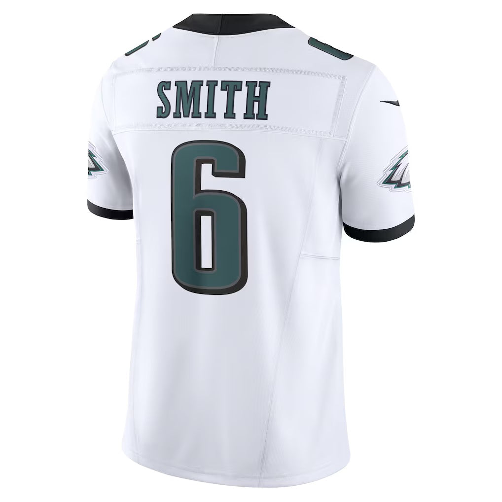 Davalo P.Eagles #6 DeVonta Smith White Vapor F.U.S.E. Limited Stitched Jerseys