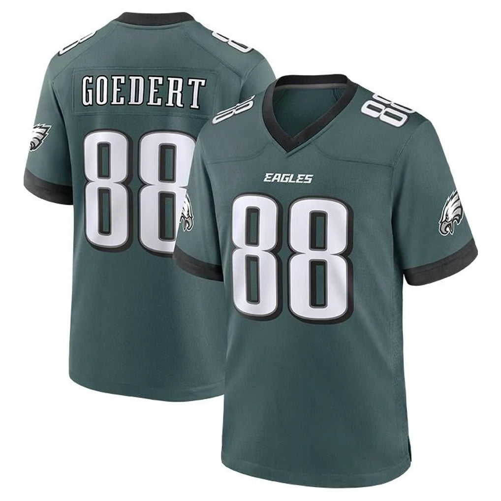 Davalo P.Eagles #88 Dallas Goedert Player Green Home Game Stitched Jerseys