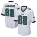 Davalo P.Eagles #88 Dallas Goedert Player White Home Game Stitched Jerseys