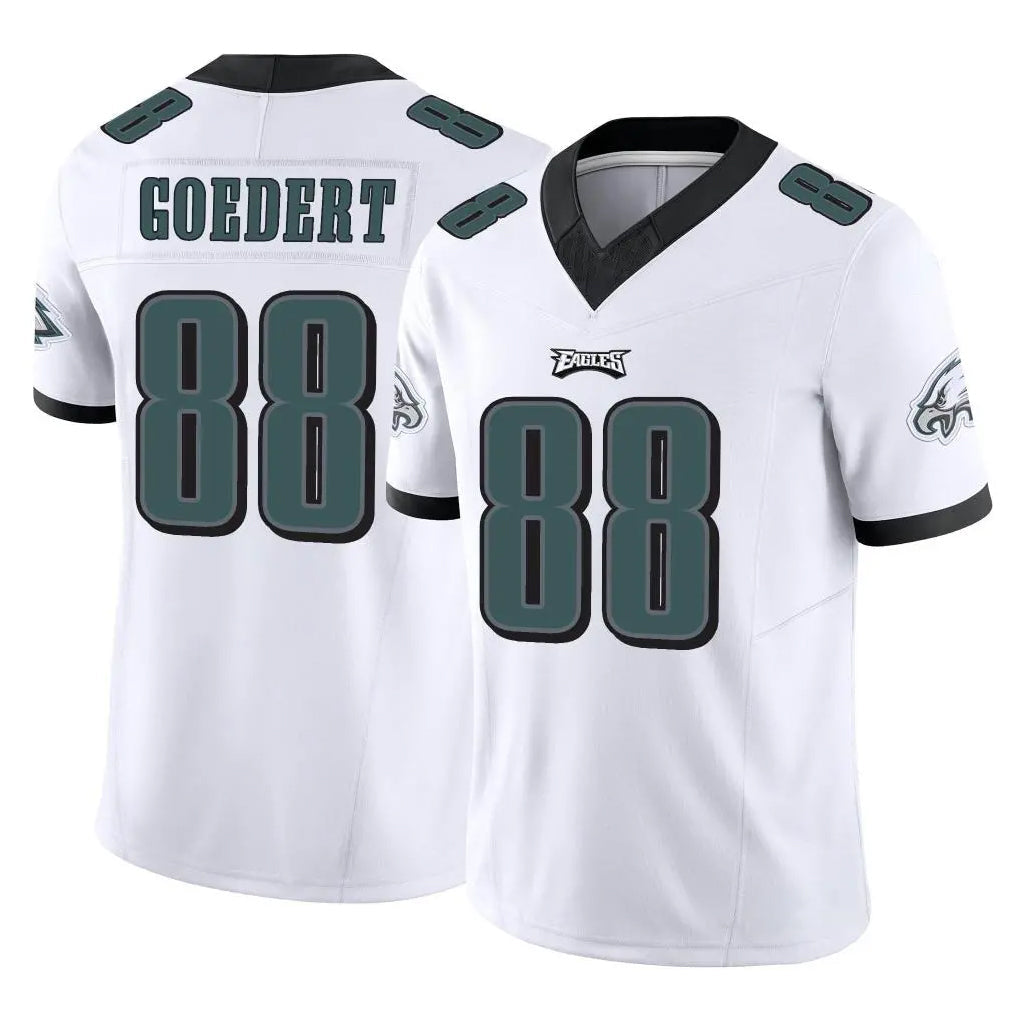 Davalo P.Eagles #88 Dallas Goedert Player White Limited Vapor F.U.S.E. Home Game Stitched Jerseys