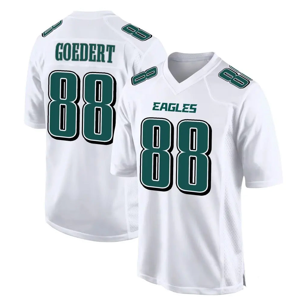 Davalo P.Eagles #88 Dallas Goedert Player White Tundra Fashion Home Game Stitched Jerseys