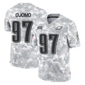 Davalo P.Eagles #97 Moro Ojomo Player Arctic Camo Salute to Service Limited Game Stitched Jerseys