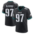 Davalo P.Eagles #97 Moro Ojomo Player Black Game Home Stitched Jerseys