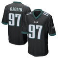 Davalo P.Eagles #97 Moro Ojomo Player Black Home Game Stitched Jerseys