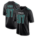 Davalo P.Eagles #97 Moro Ojomo Player Carbon Black Fashion Home Game Stitched Jerseys