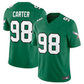 Davalo P.Eagles #98 Jalen Carter Green Alternate Vapor F.U.S.E. Limited Stitched American Stitched Jerseys