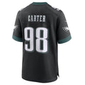 Davalo P.Eagles #98 Jalen Carter Player Black Home Game Stitched Jerseys