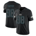 Davalo P.Eagles #98 Jalen Carter Player Limited Black Impact Home Game Stitched Jerseys