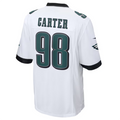 Davalo P.Eagles #98 Jalen Carter White Game Jersey Stitched American Stitched Jersey