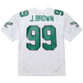 Davalo P.Eagles #99 Jerome Brown Mitchell & Ness White 1991 Authentic Throwback Retired Player Jersey Stitched Puhic