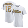Davalo P.Phillies #12 Kyle Schwarber Player Gold All-Star Home Limited Elite Stitched Jerseys