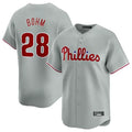 Davalo P.Phillies #28 Alec Bohm Player Gray Home Limited Stitched Jerseys