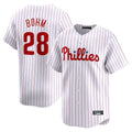 Davalo P.Phillies #28 Alec Bohm Player White Home Limited Stitched Jerseys