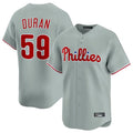 Davalo P.Phillies #59 Jhoan Duran Player Gray Home Limited Stitched Jerseys