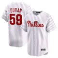 Davalo P.Phillies #59 Jhoan Duran Player White Home Limited Stitched Jerseys