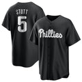 Davalo P.Phillies #5 Bryson Stott Player Black Alt Fashion Home Game Stitched Jerseys