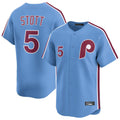 Davalo P.Phillies #5 Bryson Stott Player Light Blue Home Limited Stitched Jerseys