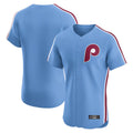 Davalo P.Phillies Blank Player Light Blue Home Limited Elite Stitched Jerseys