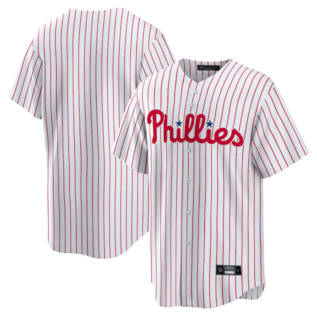 Davalo P.Phillies Blank Player White Home Limited Game Stitched Jerseys